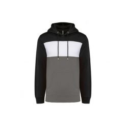 Bluza z kapturem Kariban. Białe bluzy z kapturem KARIBAN, xl, bez wzorów, z bawełny, z kapturem. Za 234.50 zł.