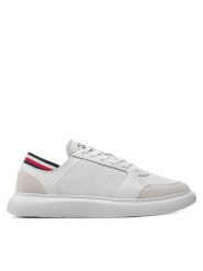 Tommy Hilfiger Sneakersy Lightweight Cup Seasonal Mix FM0FM04961 Biały. Białe buty sportowe casual Tommy Hilfiger, bez wzorów, z materiału, bez zapięcia. Za 309.99 zł.