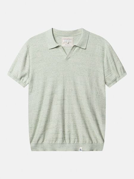 COLOURS & SONS Koszulka polo w kolorze jasnozielonym rozmiar: XXL. Zielone koszulki polo COLOURS & SONS, xxl, bez wzorów, bez kołnierzyka, bez ramiączek. Za 135.81 zł.