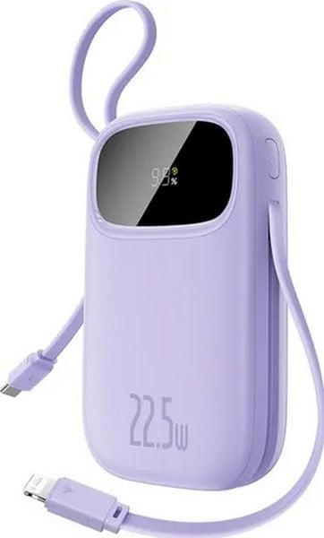 Baseus EnerFill FC21 Qpow 3 Ultra 20000 mAh 22.5W fioletowy. Fioletowe powerbanki . Za 129.90 zł.