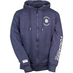 Bluza męska Fundango West Point z kapturem. Niebieskie bluzy Fundango, m, bez wzorów, z bawełny, z kapturem. Za 239.90 zł.