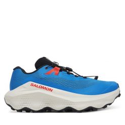 Buty do biegania Salomon. Niebieskie buty do biegania Salomon, bez wzorów, bez zapięcia, do biegania. Za 669.99 zł.