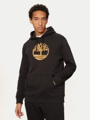Timberland Bluza TB0A2BJHP561 Czarny Regular Fit. Czarne bluzy Timberland, m, bez wzorów, z bawełny, bez kaptura. Za 219.99 zł.