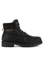 U.S. Polo Assn. Trapery YUMI002M/DL1 Czarny. Czarne trapery U.S. Polo Assn., z nubiku, bez zapięcia. Za 379.99 zł.