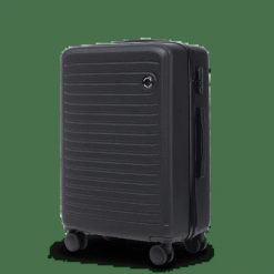 Walizka ŚREDNIA Wings ABS+ COOT 24" Black. Czarne walizki Wings, bez wzorów, z materiału, średnie. Za 195.30 zł.