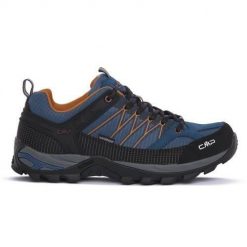 Buty trekkingowe męskie CMP Rigel Mid. Czarne buty trekkingowe CMP, bez wzorów, z materiału, bez zapięcia. Za 329.99 zł.
