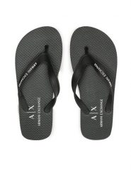 Armani Exchange Japonki XUQ002 XV676 00002 Czarny. Czarne japonki Armani Exchange, bez wzorów, z tworzywa sztucznego. Za 209.99 zł.