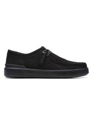 Clarks Skórzane mokasyny w kolorze czarnym rozmiar: 42. Czarne botki sznurowane Clarks, bez wzorów, bez obcasa, bez zapięcia. Za 189.29 zł.
