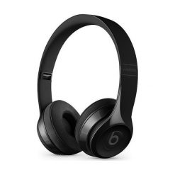 Słuchawki Apple Beats Solo3 Wireless czarne błyszczące (MNEN2EE/A). Czarne słuchawki bezprzewodowe Apple. Za 1,195.40 zł.