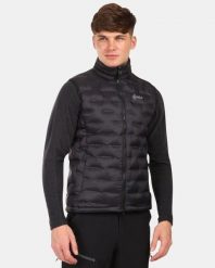 Kurtka puchowa bez rękawów Kilpi Nai. Czarne kurtki Kilpi, m, bez wzorów, z materiału, bez kaptura. Za 272.00 zł.