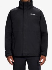 Kurtka GORE TEX męska Berghaus Hillwalker 2.0 IA Jkt Am. Czarne kurtki Berghaus, m, bez wzorów, z gore-texu, bez kaptura. Za 967.99 zł.
