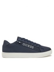 Guess Sneakersy FMJTIK ELE12 Granatowy. Niebieskie buty sportowe casual Guess, z aplikacjami, ze skóry, bez zapięcia. Za 289.99 zł.