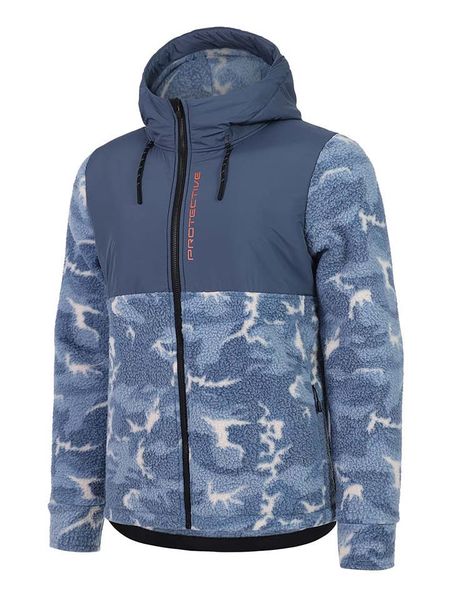 Protective Kurtka polarowa "Frosty Guy" w kolorze niebieskim rozmiar: XL. Niebieskie kurtki Protective, xl, bez wzorów, z polaru, bez kaptura. Za 203.45 zł.