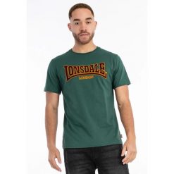 Koszulka Lonsdale Classic. Zielone t-shirty sportowe Lonsdale, bez wzorów, bez ramiączek. Za 168.00 zł.