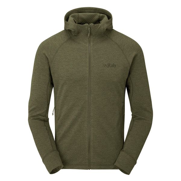 Bluza rozpinana męska Rab Nexus Hoody z kapturem. Zielone bluzy z kapturem RAB, l, bez wzorów, z materiału, z kapturem. Za 449.99 zł.
