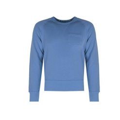 Bluza trekking męska. Niebieskie bluzy Champion, m, bez wzorów, z bawełny, bez kaptura. Za 198.00 zł.