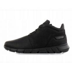 BUTY na co dzień męskie CATERPILLAR HENDON skóra. Czarne buty do biegania CATerpillar, bez wzorów, ze skóry, bez zapięcia, trekkingowe. W wyprzedaży za 319.00 zł.