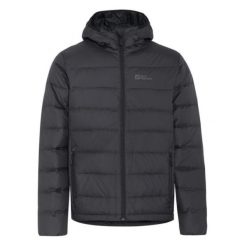 Kurtka puchowa męska Jack Wolfskin Ather Down Hoody. Szare kurtki Jack Wolfskin, m, bez wzorów, z puchu, bez kaptura. Za 842.95 zł.