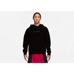 Bluza męska nike air jordan aj5 gfx fleece pullover hoodie black. Czarne bluzy Nike, m, bez wzorów, bez kaptura. Za 379.00 zł.