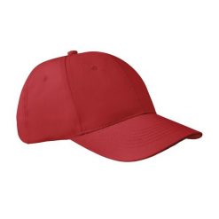 Czapka Z Daszkiem Apollo 6 Panel. Czerwone czapki z daszkiem SOL'S, bez wzorów, z bawełny. Za 25.99 zł.