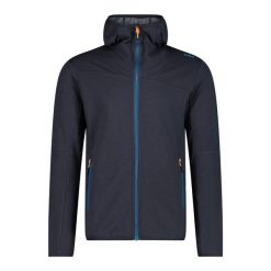 Hybrydowa kurtka z kapturem CMP. Brązowe kurtki CMP, bez wzorów, z puchu, z kapturem. Za 308.00 zł.