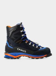 Buty do raków automatycznych męskie AKU Hayatsuki GTX. Czarne buty turystyczne Aku, na zimę, bez wzorów, z gore-texu, przed kolano, bez zapięcia, wspinaczkowe, gore-tex. Za 1,824.89 zł.