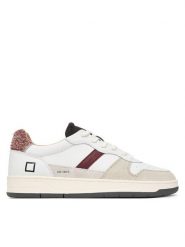 D.A.T.E. Sneakersy M451-C2-VN Biały. Białe buty sportowe casual D.A.T.E., bez wzorów, ze skóry, bez zapięcia. Za 864.99 zł.