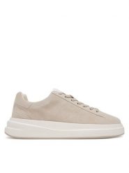 Guess Sneakersy FMTLBA SUE12 Beżowy. Brązowe buty sportowe casual Guess, z aplikacjami, ze skóry, bez zapięcia. Za 549.99 zł.