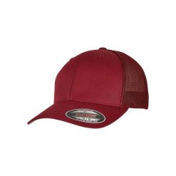 Czapka Flexfit Mesh Trucker. Czerwone czapki z daszkiem FLEXFIT, bez wzorów, z meshu. Za 102.00 zł.