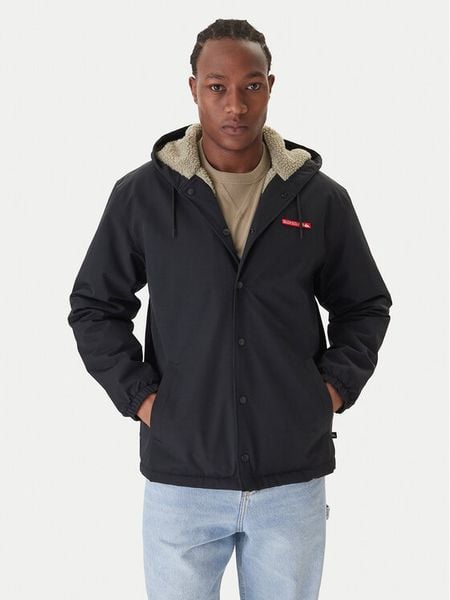 Quiksilver Kurtka przejściowa Rain Cloud EQYJK04186 Czarny Regular Fit. Czarne kurtki Quiksilver, l, bez wzorów, z syntetyku, bez kaptura. Za 399.99 zł.