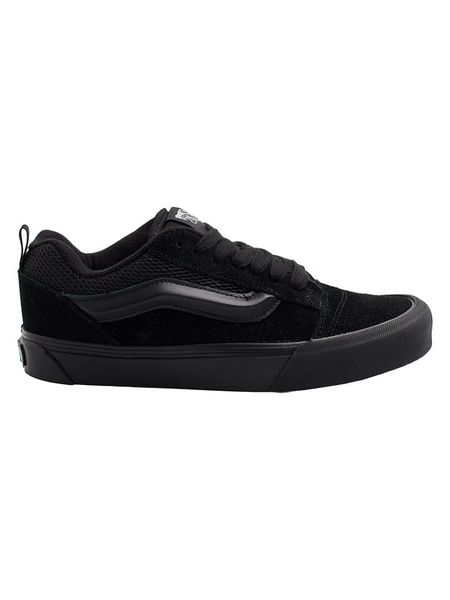 Vans Skórzane sneakersy "Knu Skool" w kolorze czarnym rozmiar: 41. Czarne buty sportowe casual Vans, bez wzorów, bez zapięcia. Za 164.95 zł.