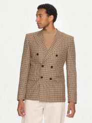 Hugo Marynarka Arti243F1X 50520356 Brązowy Extra Slim Fit. Brązowe garnitury Hugo, do pracy, m, bez wzorów, z syntetyku, biznesowe. Za 449.99 zł.