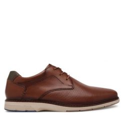 Półbuty Josef Seibel. Brązowe eleganckie półbuty Josef Seibel, bez wzorów, bez obcasa, bez zapięcia. Za 349.99 zł.