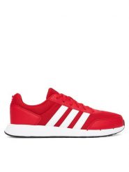 Adidas Sneakersy RUN 50S JQ4516 Czerwony. Czerwone buty do biegania Adidas, bez wzorów, z materiału, bez zapięcia. Za 219.99 zł.