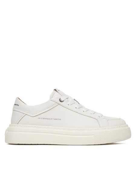 Alexander Smith Sneakersy Regent ASBDRTM Biały. Białe buty sportowe casual Alexander Smith, bez wzorów, ze skóry, bez zapięcia. Za 629.99 zł.