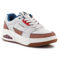 Buty do chodzenia męskie Skechers Uno Court-Low-post. Buty sportowe casual Skechers, bez wzorów, z materiału, bez zapięcia. Za 399.99 zł.