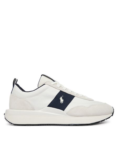 Polo Ralph Lauren Sneakersy Train 89 Rib Sk Ltl 809P13090004 Biały. Białe buty sportowe casual Polo Ralph Lauren, bez wzorów, ze skóry, bez zapięcia. Za 689.99 zł.