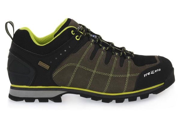 Buty trekkingowe Trezeta Hurricane Evo Low Wp. Zielone buty turystyczne TREZETA, bez wzorów, z materiału, bez zapięcia, trekkingowe. Za 519.90 zł.