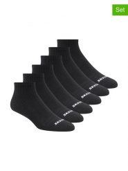 Skechers Skarpety (12 par) w kolorze czarnym rozmiar: 36-39. Czarne skarpety Skechers, bez wzorów, ze splotem. Za 78.47 zł.