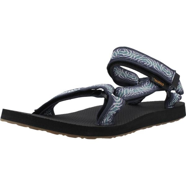 Sandały TEVA M ORIGINAL UNIVE Niebieski. Niebieskie sandały Teva, z tkaniny, bez zapięcia. Za 229.99 zł.