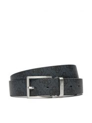 Guess Pasek Męski BMCMLO P4335 Czarny. Czarne paski Guess, z aplikacjami, z materiału. Za 169.99 zł.