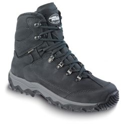 Buty trekkingowe zimowe męskie Meindl Ohio Winter Gore-Tex. Fioletowe buty trekkingowe MEINDL, na zimę, bez wzorów, z gore-texu, bez zapięcia. W wyprzedaży za 932.55 zł.