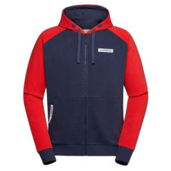 Bluza z kapturem z pełnym zamkiem błyskawicznym La Sportiva Kaos. Czerwone bluzy z kapturem La Sportiva, m, bez wzorów, z bawełny, z kapturem. Za 389.50 zł.