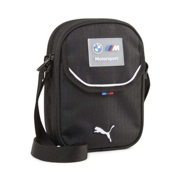 Przenośna torba na ramię Puma BMW MMS. Czarne torby na ramię Puma, bez wzorów, z materiału, na ramię, bez dodatków. Za 193.50 zł.