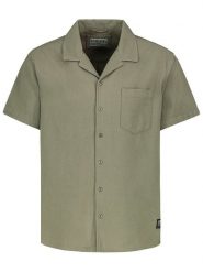 Sublevel Koszula - Regular fit - w kolorze khaki rozmiar: M. Brązowe koszule Sublevel, m, bez wzorów, z bawełny, bez kołnierzyka, bez ramiączek. Za 92.21 zł.