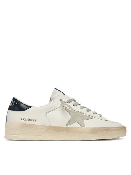 Golden Goose Sneakersy GMF00128.F000567.10509 Biały. Białe buty sportowe casual GOLDEN GOOSE, bez wzorów, ze skóry, bez zapięcia. Za 2,259.00 zł.