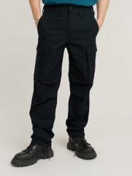 G-Star Bojówki w kolorze czarnym rozmiar: W36/L34. Czarne joggery i bojówki G-Star, l, bez wzorów, retro. Za 199.03 zł.