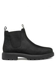 Geox Sztyblety U Spherica Ec7 U46FRA 000FF C9999 Czarny. Czarne botki sznurowane Geox, bez wzorów, z materiału, bez obcasa, bez zapięcia. Za 759.99 zł.