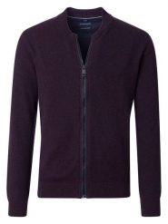 CASAMODA Kardigan w kolorze fioletowym rozmiar: L. Różowe swetry rozpinane CASAMODA, l, bez wzorów, z bawełny, bez kołnierzyka, bez ramiączek. Za 204.45 zł.