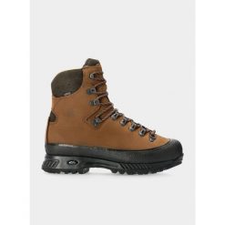 Buty trekkingowe męskie Hanwag Alaska Wide GTX. Brązowe buty trekkingowe Hanwag, bez wzorów, bez zapięcia, trekkingowe. Za 1,266.99 zł.